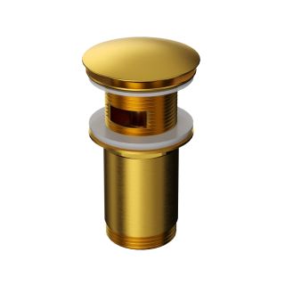 Донный клапан WHITECROSS A706GLB золото брашированное